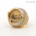 2018 Golden State Warriors Championship Ring/Pendant (Removeable top/C.Z. Logo)